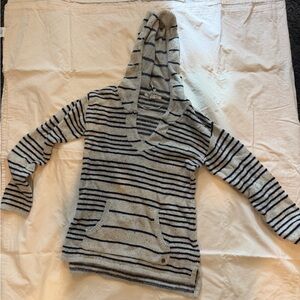 RoxyStriped Hooded Sweater